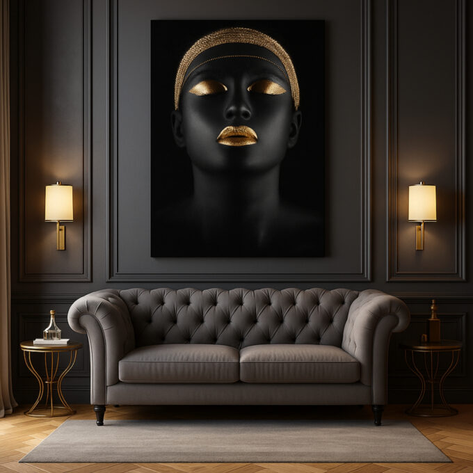 Gilded Serenity Canvas - Image 3