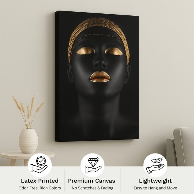 Gilded Serenity Canvas - Image 4