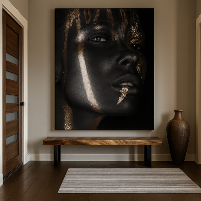 Veiled in Golden Light Canvas - Image 2