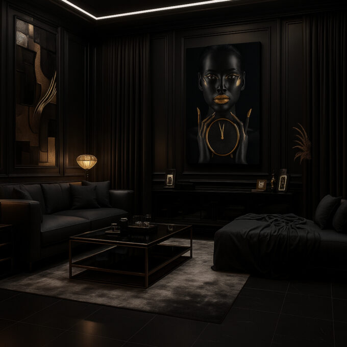 Midnight Gold: The Timeless Gaze - Image 3