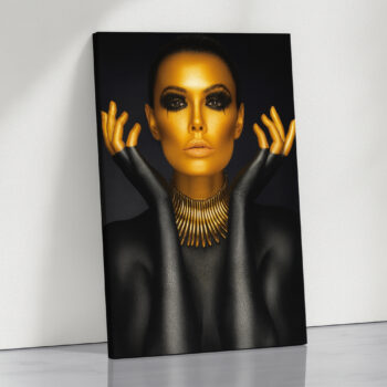 Radiant Majesty: Queen in Gold