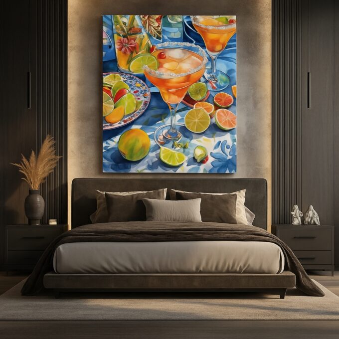 Citrus Fiesta – Vibrant Fruit Pop Canvas Wall Art - Image 2