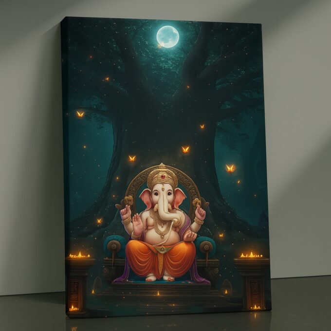 Moonlit Grace of Ganesha