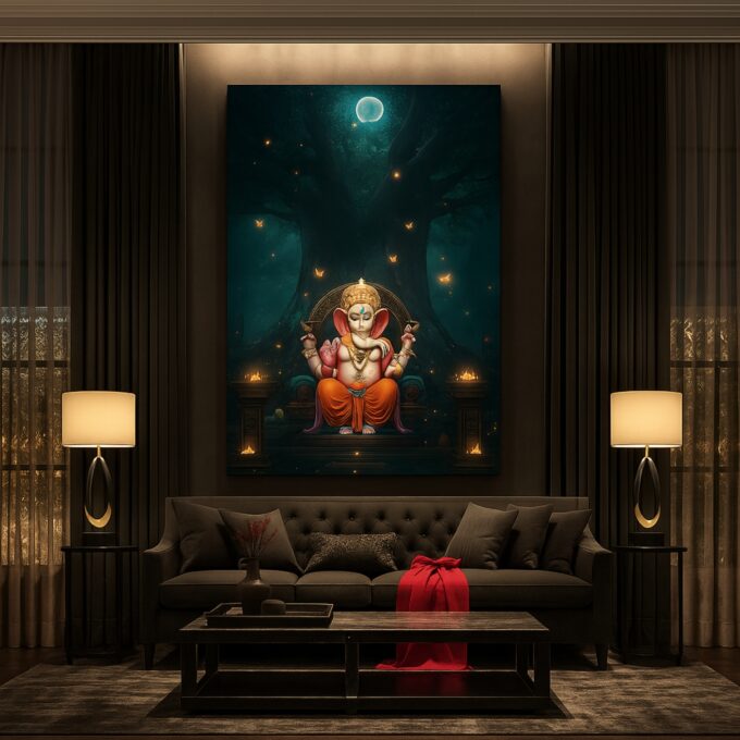 Moonlit Grace of Ganesha - Image 2