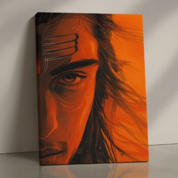 Fiery Vision Shiva Canvas Wall Art
