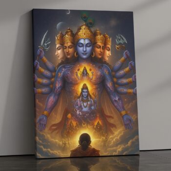 Infinite Forms Vishwarupa Canvas Wall Art