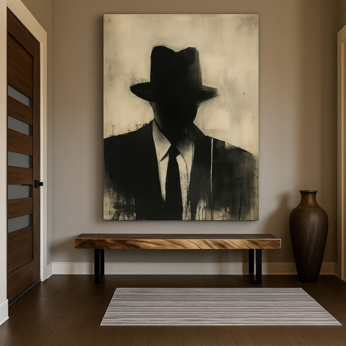 Faceless Enigma – Movies & Anime Canvas Wall Art - Image 2