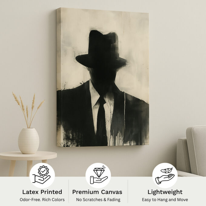 Faceless Enigma – Movies & Anime Canvas Wall Art - Image 4