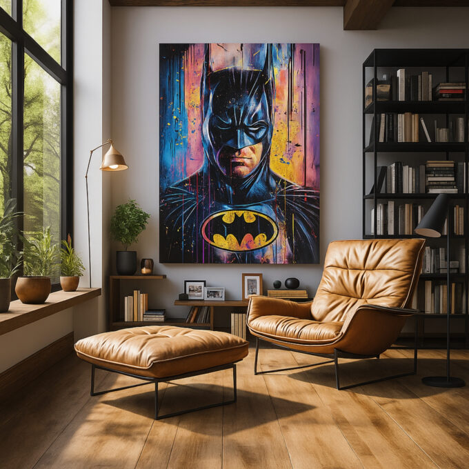 Gotham Shadows – Movies & Anime Canvas Wall Art - Image 2