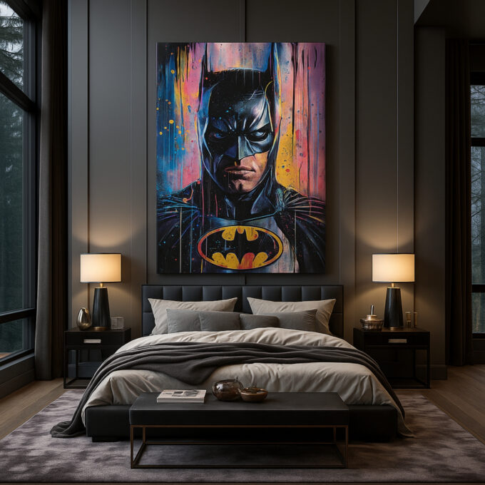 Gotham Shadows – Movies & Anime Canvas Wall Art - Image 3