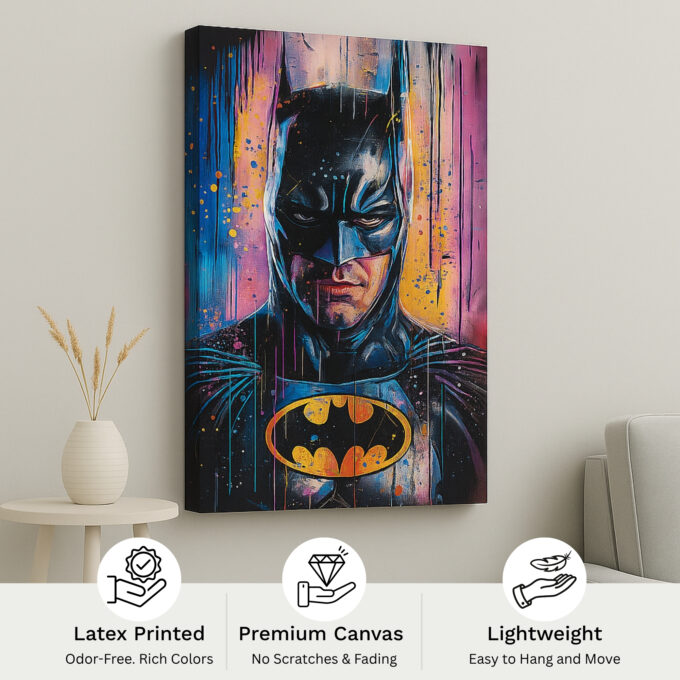 Gotham Shadows – Movies & Anime Canvas Wall Art - Image 4