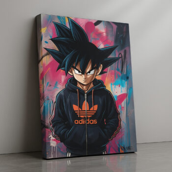 Saiyan Streetstyle – Movies & Anime Canvas Wall Art