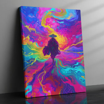 Psychedelic Ronin – Movies & Anime Canvas Wall Art