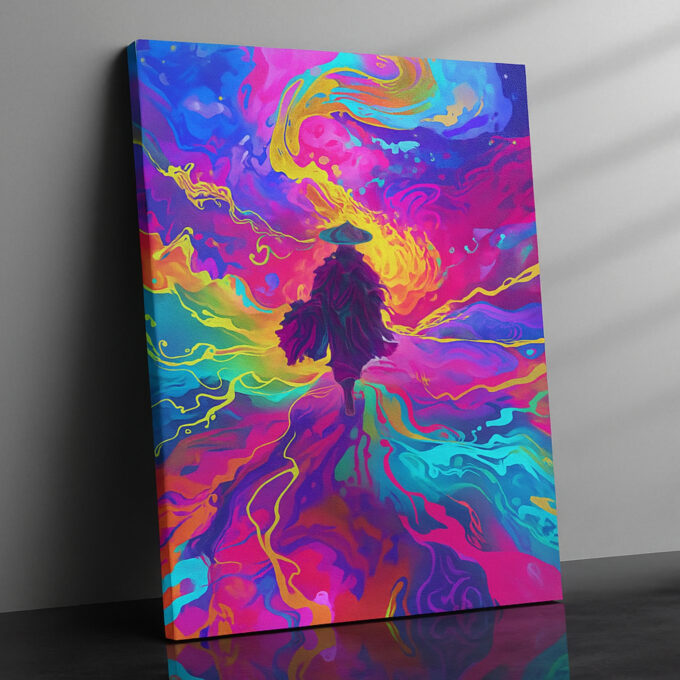 Psychedelic Ronin – Movies & Anime Canvas Wall Art