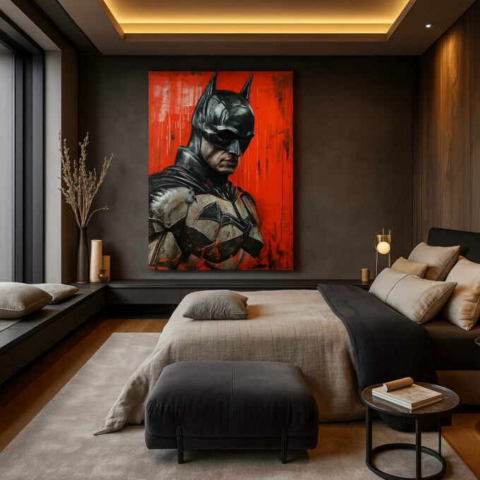 Armored Vigilance – Movies & Anime Canvas Wall Art - Image 3