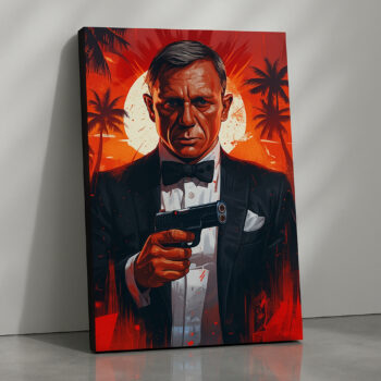 Agent of Sunset – Movies & Anime Canvas Wall Art