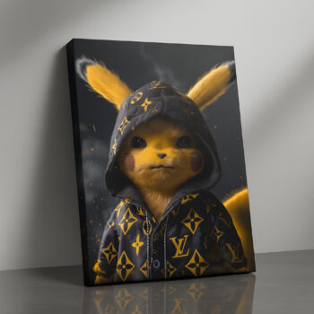 Luxe Pikachu – Movies & Anime Canvas Wall Art