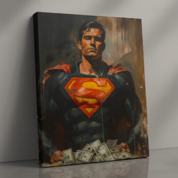 Kryptonian Fortune – Movies & Anime Canvas Wall Art