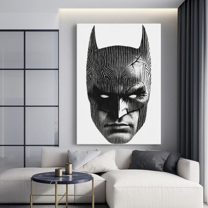 Shadowed Vigil – Movies & Anime Canvas Wall Art - Image 2