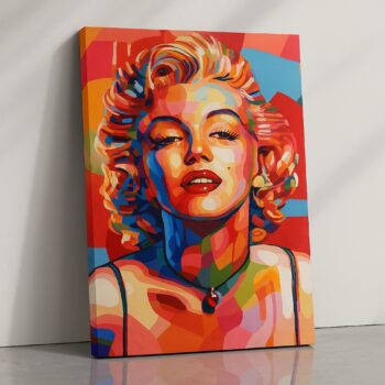 Icon in Color – Marilyn Monroe Pop Art Canvas