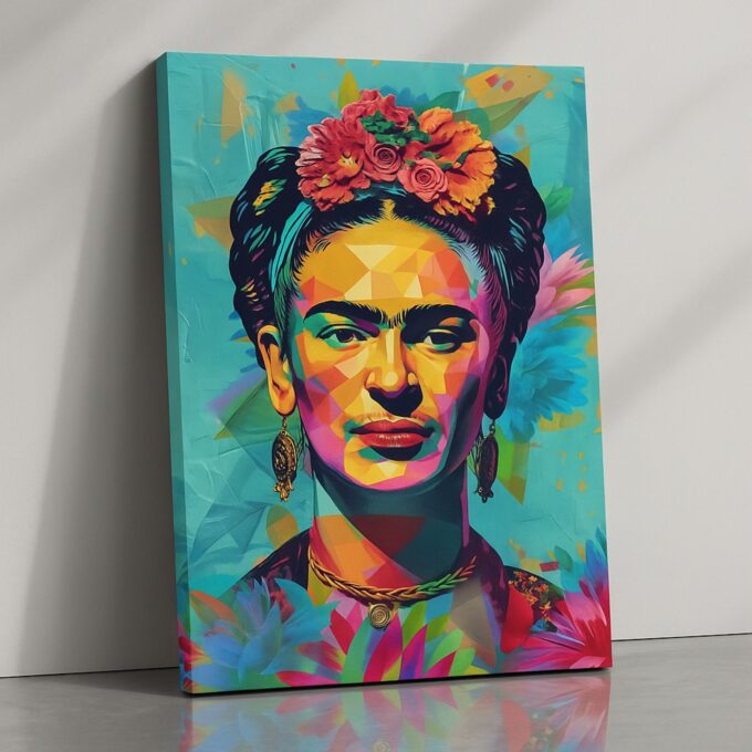 Vivid Frida – Realistic Floral Canvas Wall Art