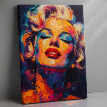 Electric Monroe – Neon Marilyn Pop Art Canvas