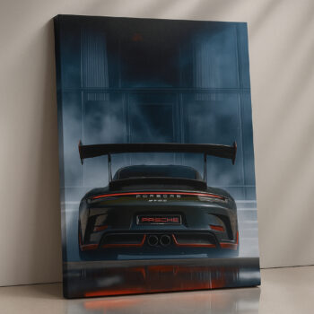 Midnight Apex – Supercar Canvas Wall Art