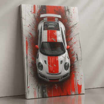 Overdrive Streak – Porsche Racing Canvas Print