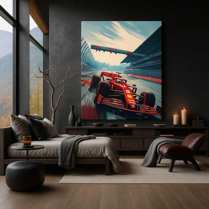 Pitlane Sprint – Formula 1 Racing Wall Art - Image 3