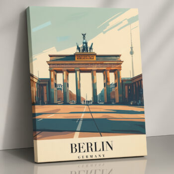 Berlin Wall Art – Urban European Charm Canvas