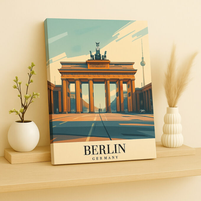 Berlin Wall Art – Urban European Charm Canvas - Image 3