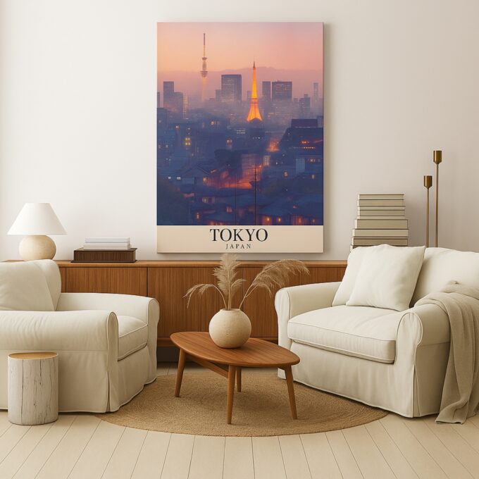 Tropical Canvas Print – Tokyo, Japan - Image 3