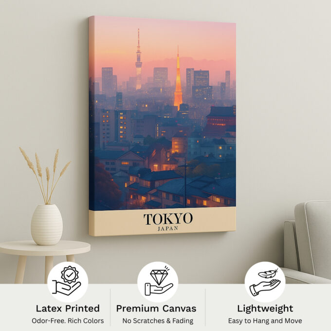 Tropical Canvas Print – Tokyo, Japan - Image 4