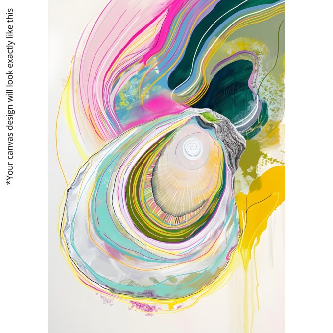 Spiral Pulse – Modern Abstract Color Swirl Canvas Wall Art - Image 5
