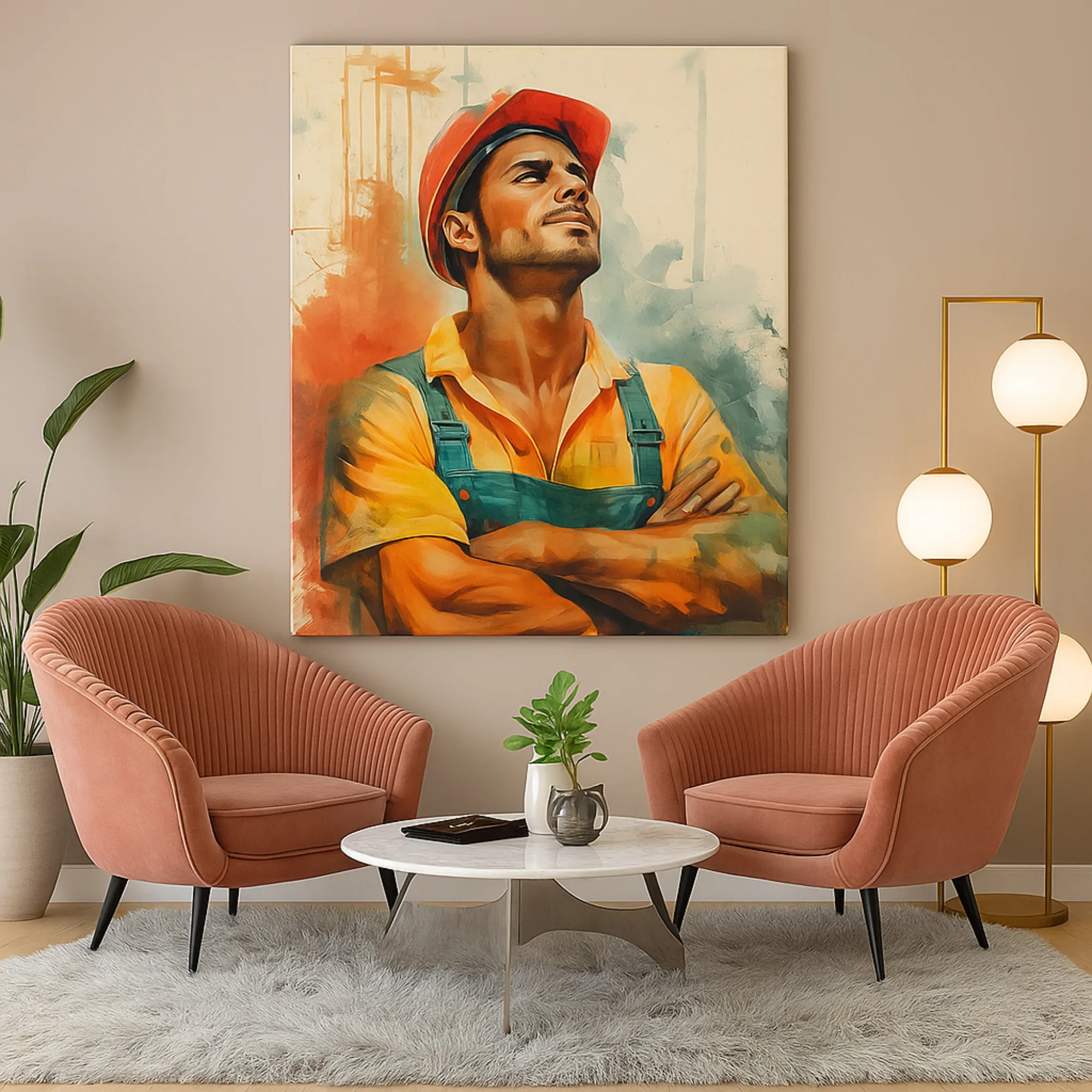 Canvas Print of Workman’s Pride – Industrial Tribute Wall Art | Artfy - Image 2