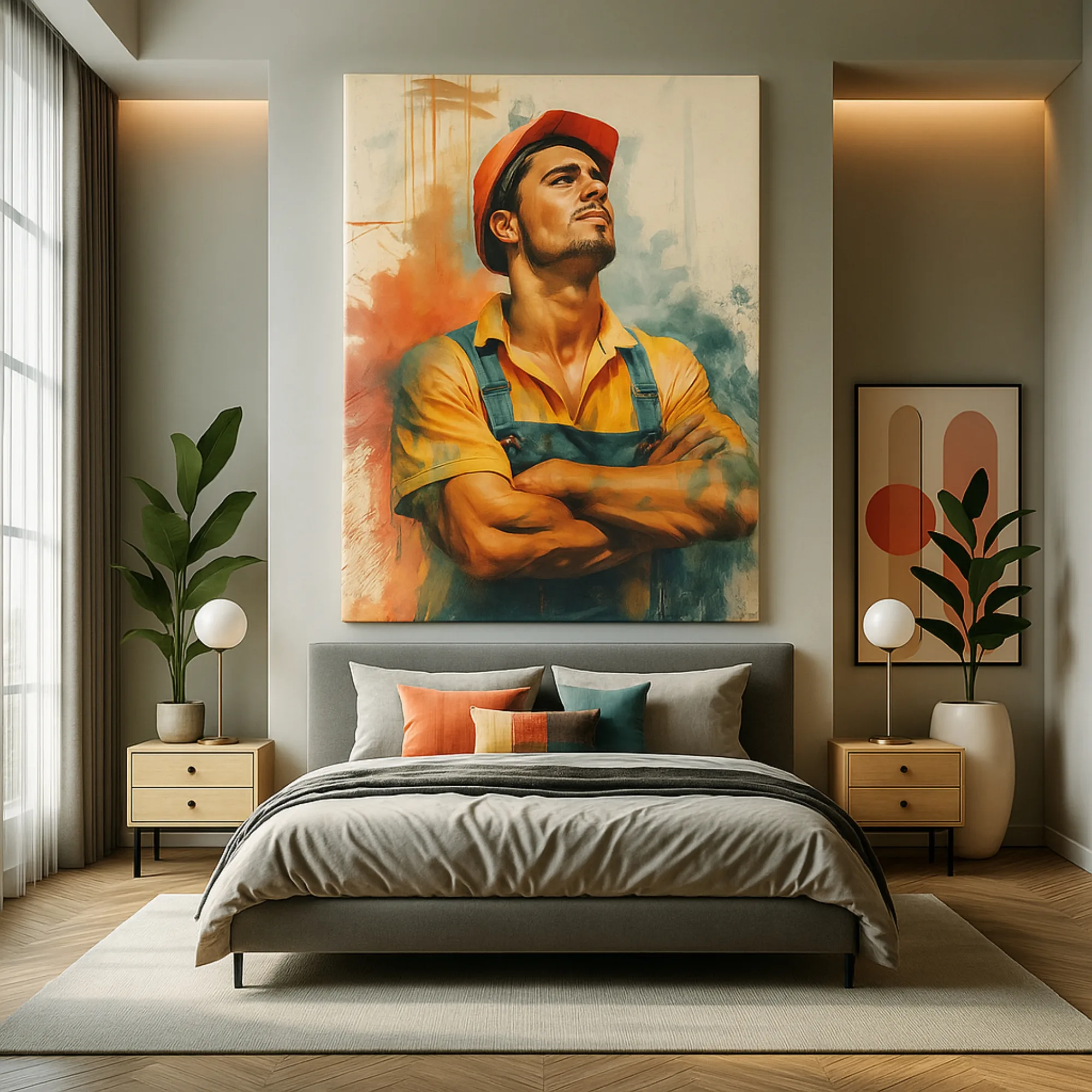 Canvas Print of Workman’s Pride – Industrial Tribute Wall Art | Artfy - Image 3