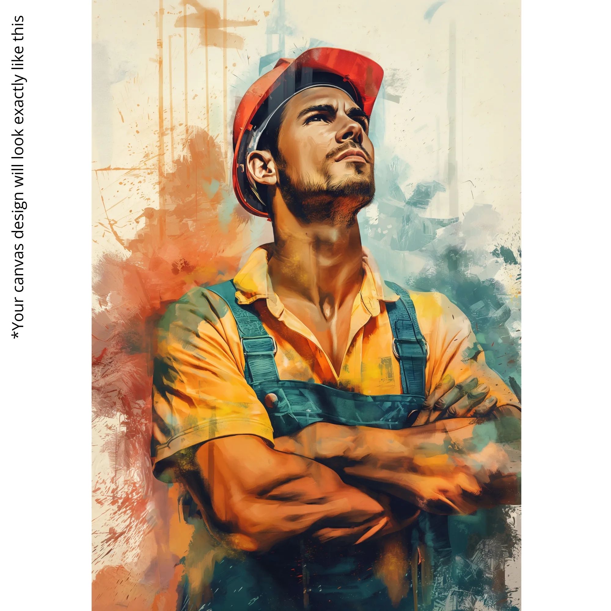 Canvas Print of Workman’s Pride – Industrial Tribute Wall Art | Artfy - Image 5