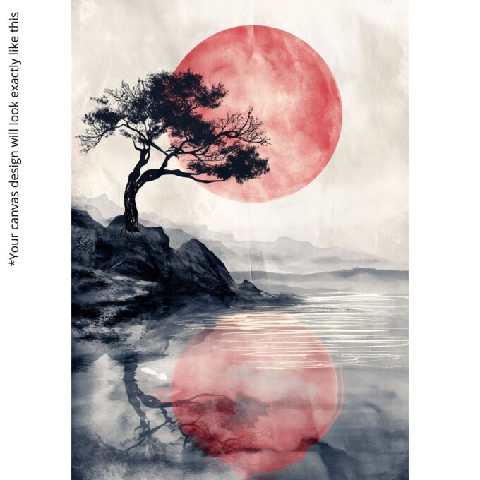 Solstice Tranquil Minimalist Tree Canvas - Image 5