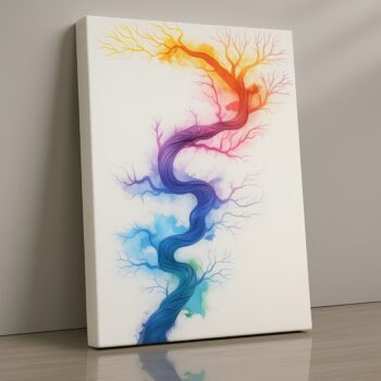 Verdant Mirage Soccer Ball Canvas