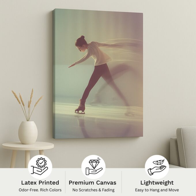 Ember Skyline Abstract Tree Canvas - Image 4