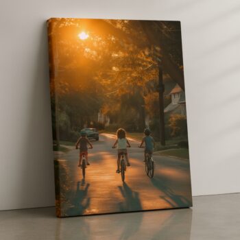 Seraphic Tides Ice Skater Canvas