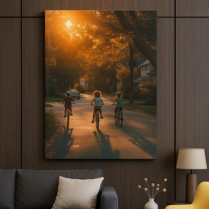 Seraphic Tides Ice Skater Canvas - Image 2