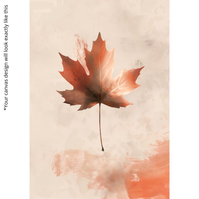 Maple Drift Canvas Wall Art - Image 5