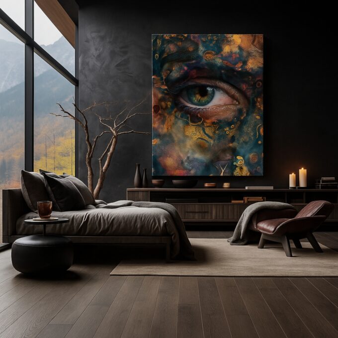 Cosmoview Sci-Fi Space Tower Canvas - Image 2