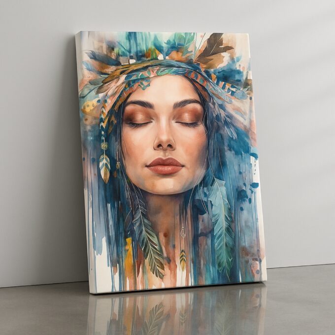 Feathercall Canvas Wall Art