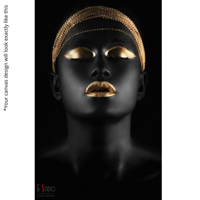 Gilded Serenity Canvas - Image 5