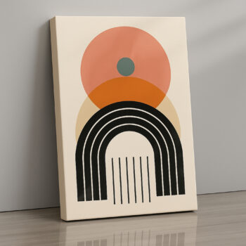 Retro Solstice Canvas Wall Art