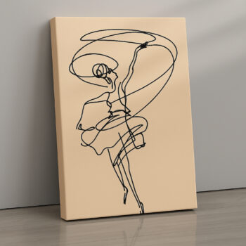 Spirited Dance Canvas Wall Art