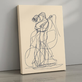Eternal Embrace Canvas Wall Art