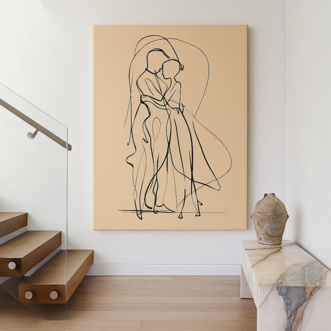 Tender Vows Canvas Wall Art - Image 3